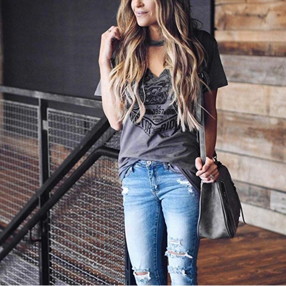 New! Women's Free Rider Ash Top Size S-XL - Picture 2 of 4